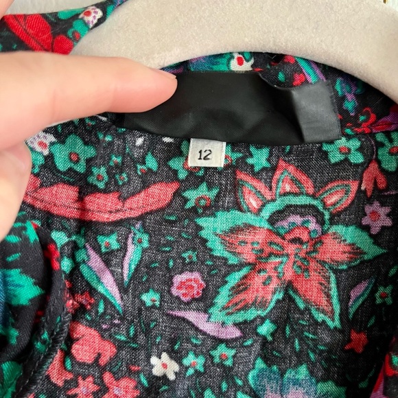 Vintage Yves Saint Laurent European Design Flower Dress - Picture 9 of 9